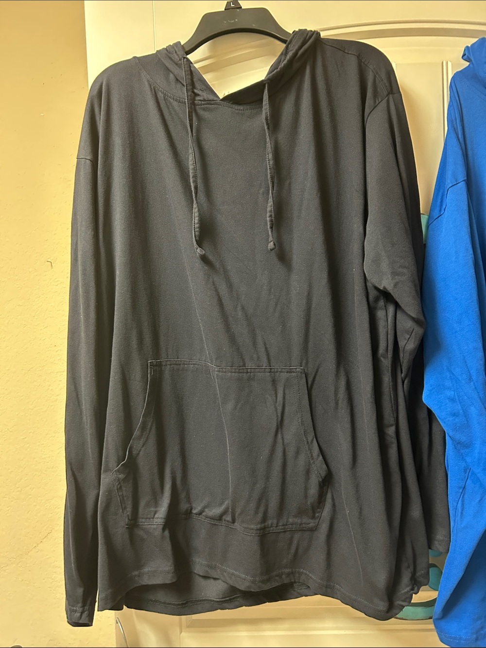 Three Casual Hoodies - Blue, Rust, Black - Picture 2 of 3